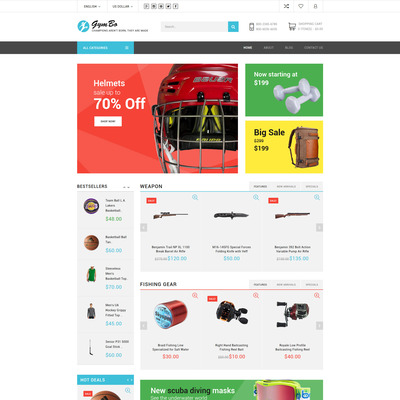 GymBo (OpenCart theme for sports, gym, and fitness stores) Item Picture