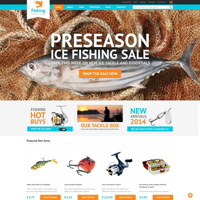 Hobby Fishing WooCommerce Theme (WooCommerce theme for marine, yachting, diving, and fishing stores) Item Picture