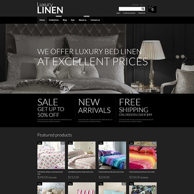 Home Decor Responsive Shopify Theme (parallax Shopify theme) Item Picture