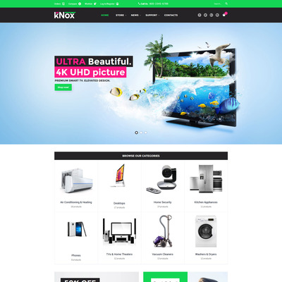 Knox WooCommerce Theme (WooCommerce theme selling electronics) Item Picture