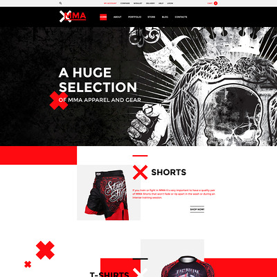 MMA WooCommerce Theme (WooCommerce theme for sports, gym, and fitness stores) Item Picture
