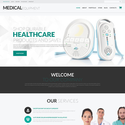Medical Instruments WooCommerce Theme (WooCommerce theme for health and medical stores) Item Picture