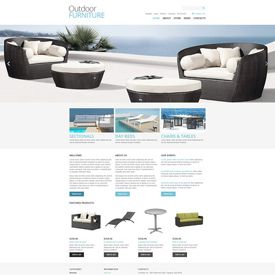 Outdoor Furniture WooCommerce Theme (WooCommerce theme for furniture stores) Item Picture