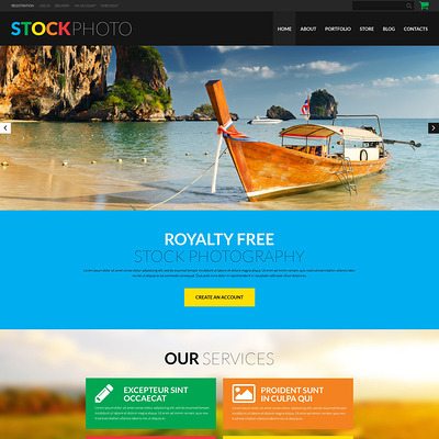 Photo and Video WooCommerce Theme (WooCommerce theme for selling stock photography) Item Picture