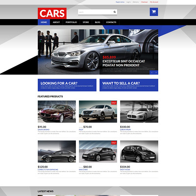 Selling Cars WooCommerce Theme (WooCommerce theme for car, vehicle, and automotive stores) Item Picture