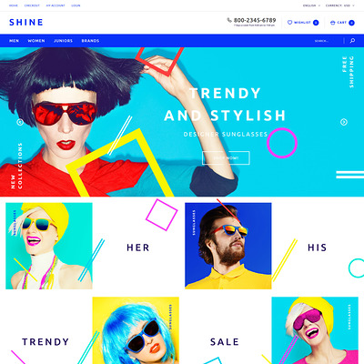 Shine OpenCart Template (OpenCart theme for clothing stores) Item Picture