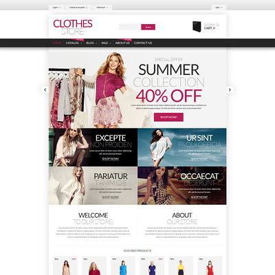 Shopping in Style Shopify Theme (parallax Shopify theme) Item Picture