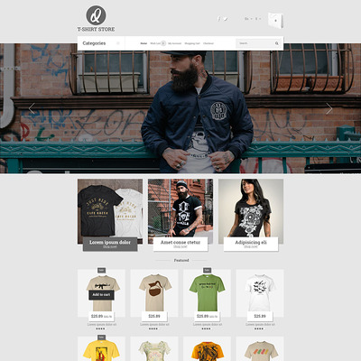 Smart Casual Style OpenCart Template (OpenCart theme for clothing stores) Item Picture