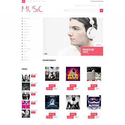 Sound WooCommerce Theme (WooCommerce theme for music stores) Item Picture