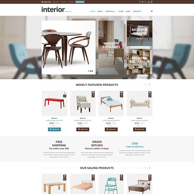 Special Furniture Store WooCommerce Theme (WooCommerce theme for furniture stores) Item Picture