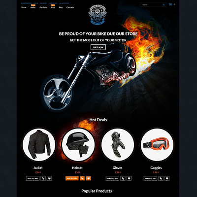 Speed Junkies WooCommerce Theme (WooCommerce theme for car, vehicle, and automotive stores) Item Picture