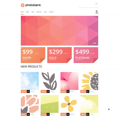 Stock Photo Responsive WooCommerce Theme (WooCommerce theme for selling stock photography) Item Picture