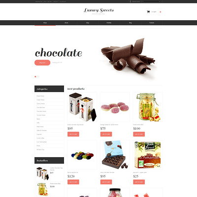 Sweet Shop Responsive WooCommerce Theme (WooCommerce theme for selling food and spices) Item Picture
