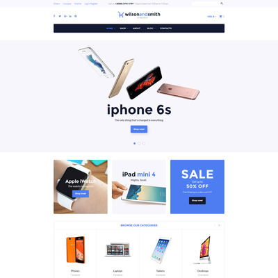 Tech Gadget WooCommerce Theme (WooCommerce theme selling electronics) Item Picture