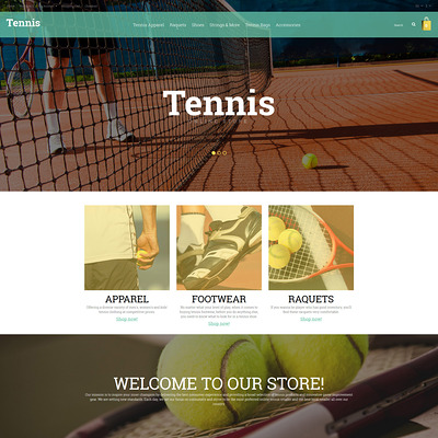 Tennis Responsive OpenCart Template (OpenCart theme for sports, gym, and fitness stores) Item Picture
