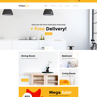 Timberline (WooCommerce theme for furniture stores) Item Picture