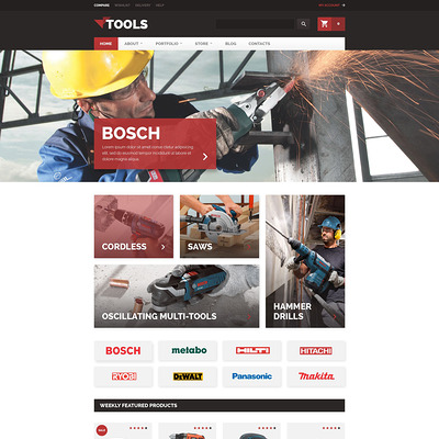 Tools WooCommerce Theme (WooCommerce theme selling tools) Item Picture