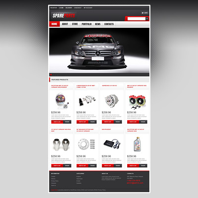 Top Quality Spares WooCommerce Theme (WooCommerce theme for car, vehicle, and automotive stores) Item Picture