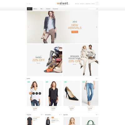 Trendy Clothes Store OpenCart Template (OpenCart theme for clothing stores) Item Picture
