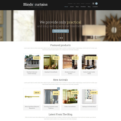 Window Decor Responsive WooCommerce Theme (WooCommerce theme for home decor and interior design stores) Item Picture