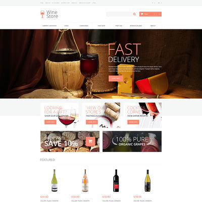 Wine Responsive OpenCart Template (OpenCart theme for selling liquor, wine, and beer) Item Picture