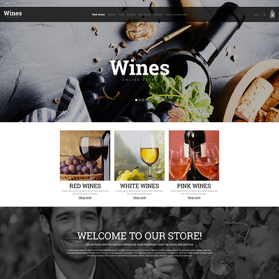 Wine Store OpenCart Template (OpenCart theme for selling liquor, wine, and beer) Item Picture