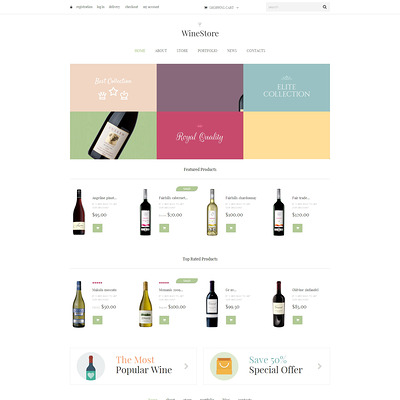 Wine for Your Delight WooCommerce Theme (WooCommerce theme for selling wine) Item Picture