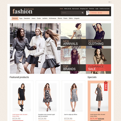 32 of the Best OpenCart Themes for Clothing Stores