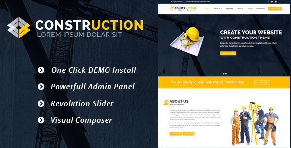 Construction (real-estate WordPress theme) Item Picture