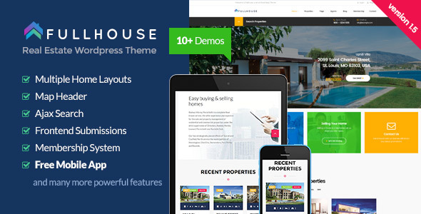 FullHouse (real-estate WordPress theme) Item Picture