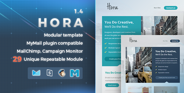 Hora  (email template) Item Picture