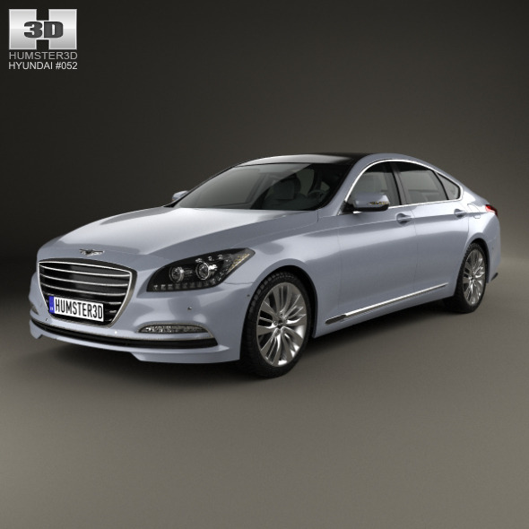 Hyundai Genesis (Rohens) 2015 (3D model of a car, vehicle, or automobile) Item Picture