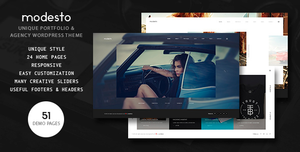 Modesto (WordPress theme for photographers) Item Picture
