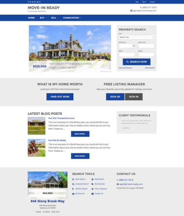  Move-in Ready (real-estate WordPress theme) Item Picture