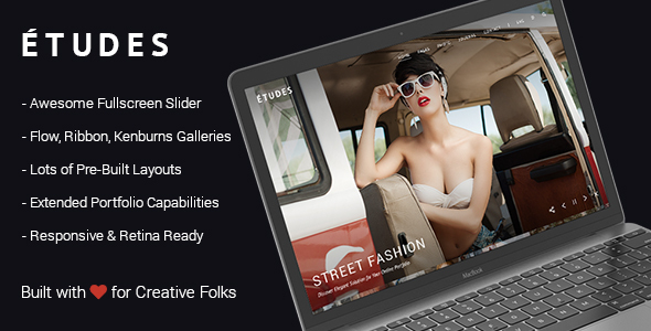 Premium Photography WordPress Theme (WordPress theme for photographers) Item Picture