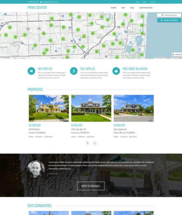  Prime Location (real-estate WordPress theme) Item Picture
