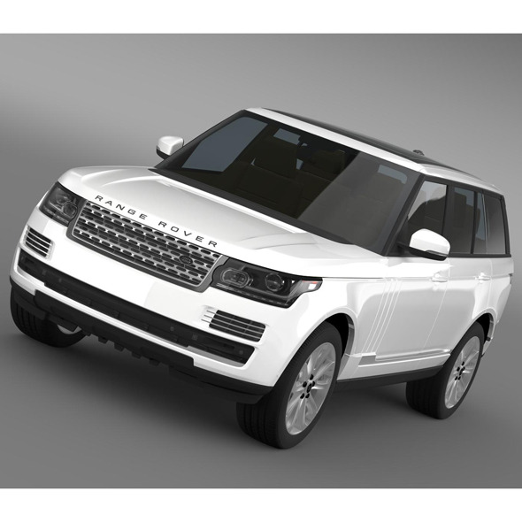 Range Rover Vogue TDV6 L405 (3D model of a car, vehicle, or automobile) Item Picture