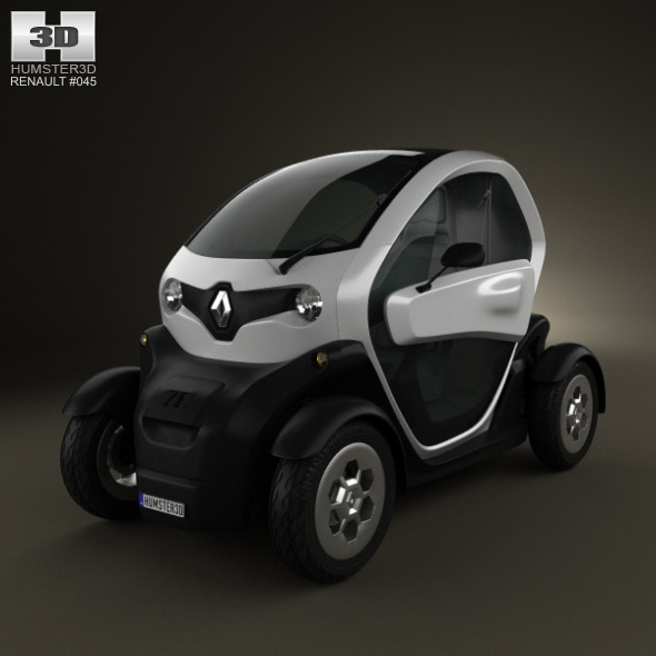 Renault Twizy 2012 (3D model of a car, vehicle, or automobile) Item Picture