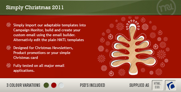 Simply Christmas 2 (email template) Item Picture