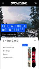 SnowboardsMobile Image