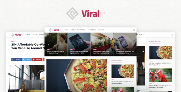 ViralWP (viral WordPress theme with frontend submission) Item Picture