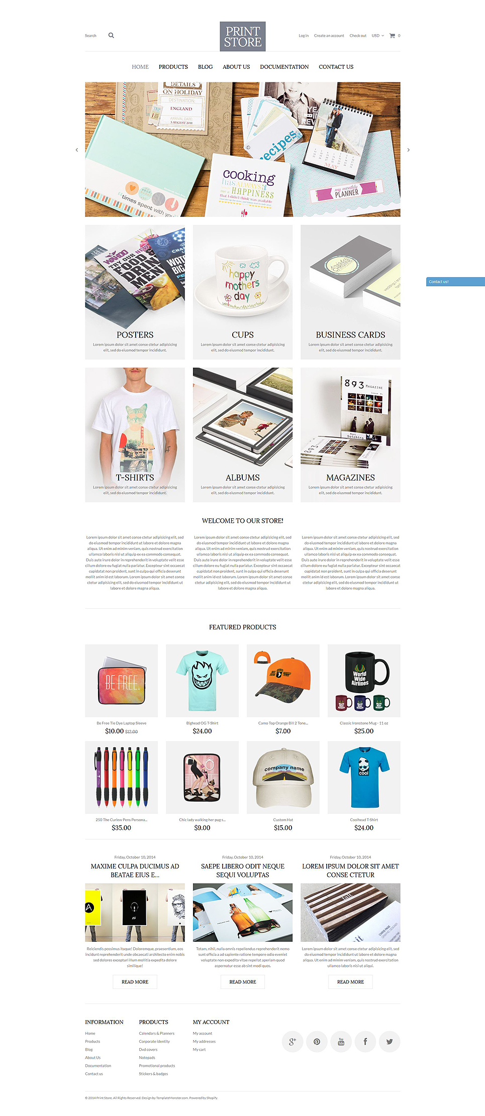 Modern Print Solutions Shopify Theme (ecommerce theme) Item Picture