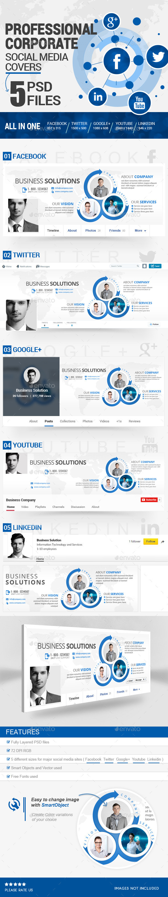 Social Media Covers Kit