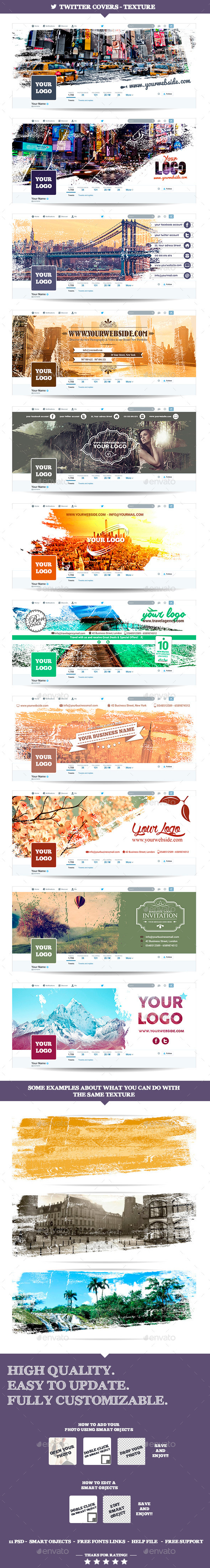 Twitter Covers - Texture