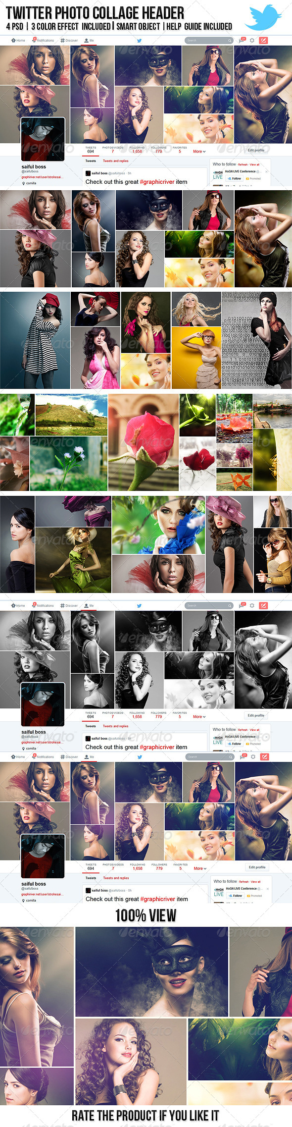 Twitter Photo Collage Header