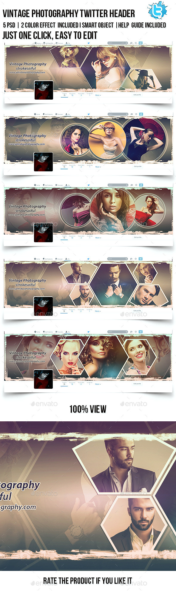 Vintage Photography Twitter Header