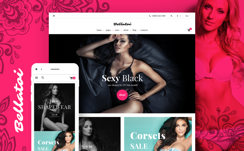 Bellatoi WooCommerce Theme