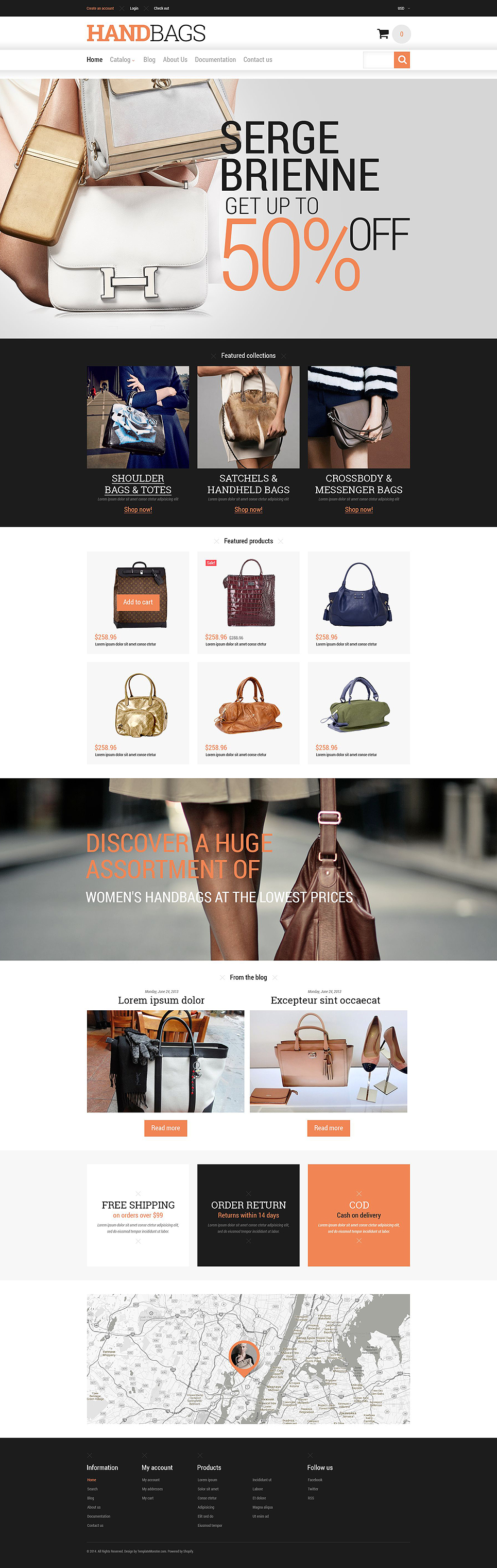 Branded Handbags Shopify Theme (jewelry and accessories Shopify theme) Item Picture