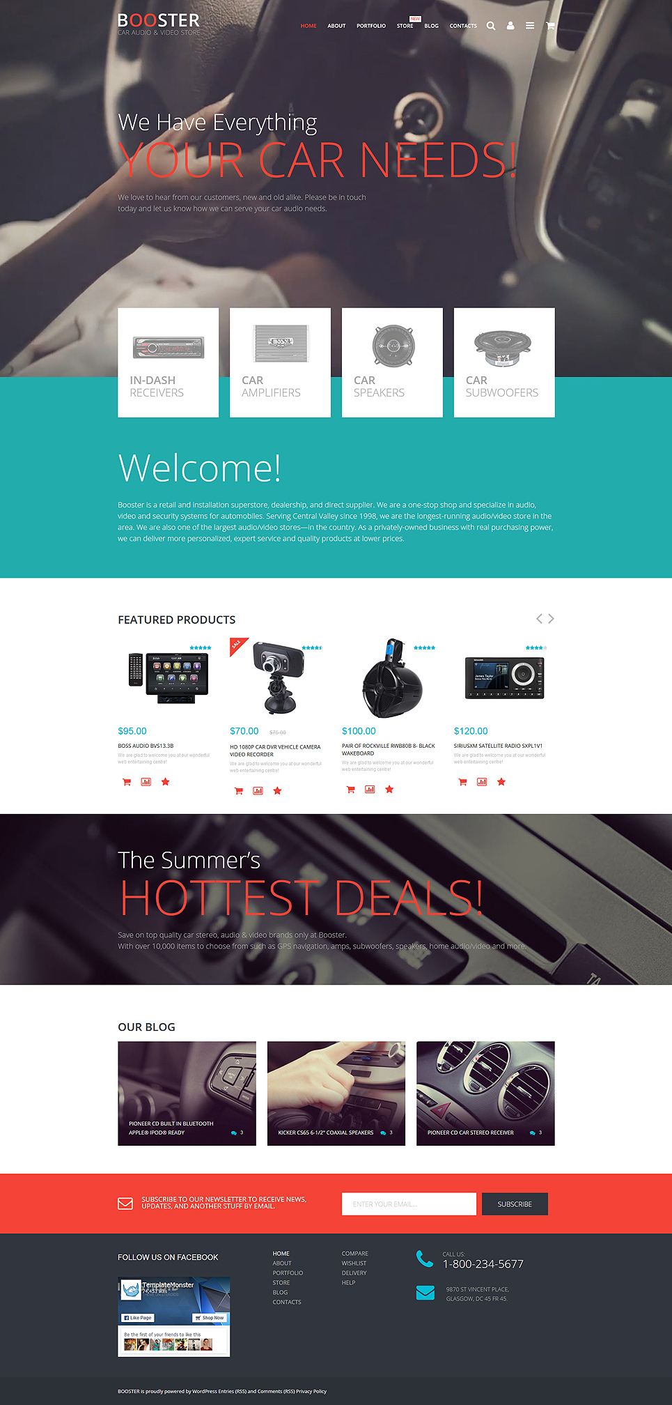 Car Audio Video (template for WooCommerce) Item Picture