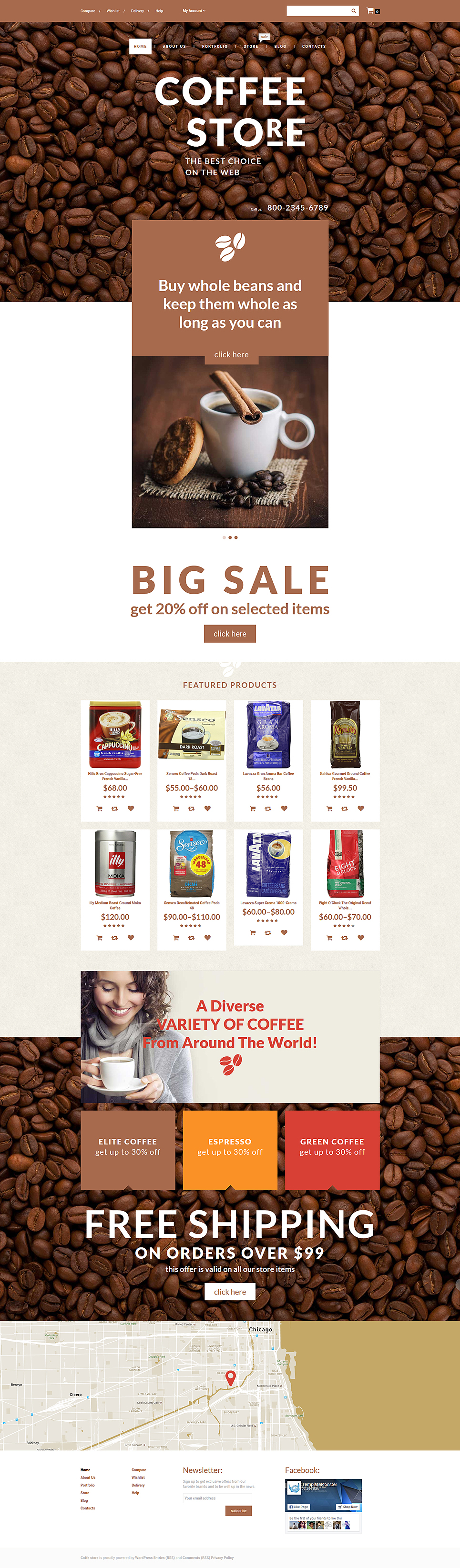 Coffee Store (template for WooCommerce) Item Picture